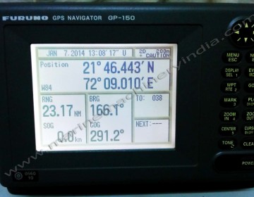 Used Furuno GP-150 set, IMO Approved Marine GPS Navigator